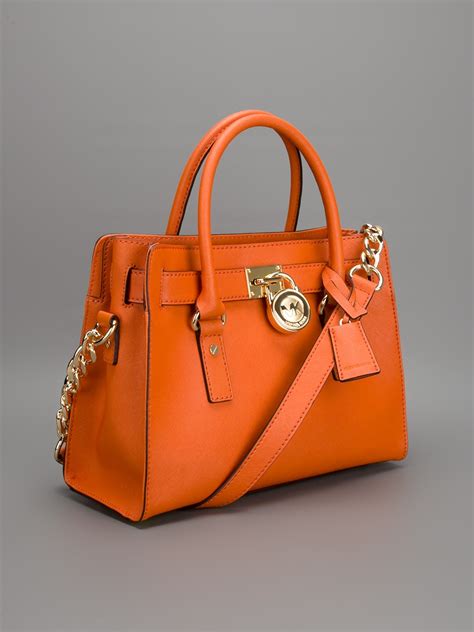 michael kors caramel handbag|michael kors handbags orange color.